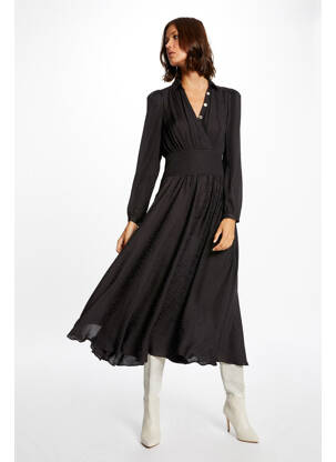 Robe longue noir MORGAN femme