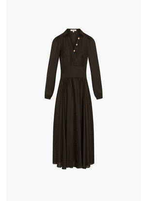 Robe longue noir MORGAN femme