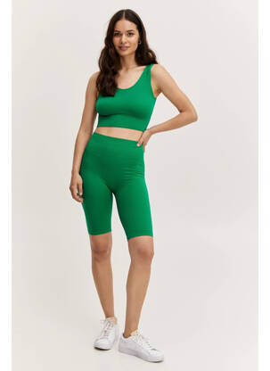 Crop top vert THE JOGG CONCEPT femme