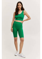 Crop top vert THE JOGG CONCEPT pour femme seconde vue