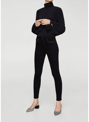 Jeans skinny noir MANGO femme