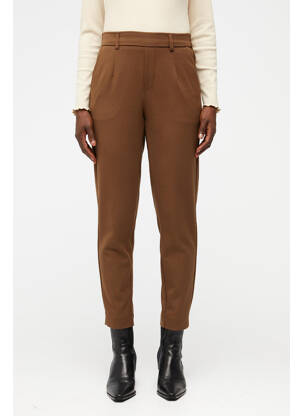 Pantalon slim marron OBJECT femme
