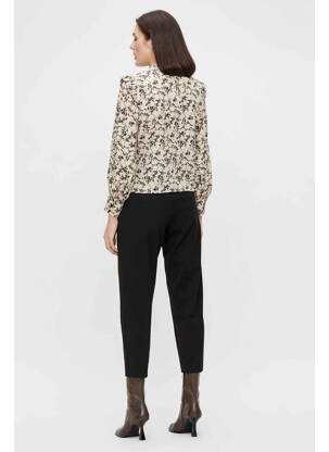 Pantalon slim noir OBJECT femme