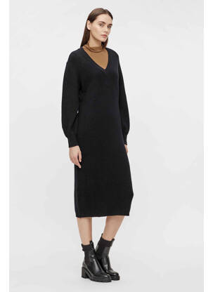 Robe longue noir OBJECT femme