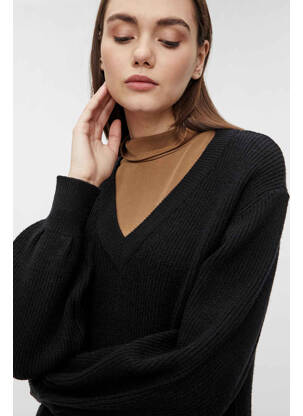 Robe longue noir OBJECT femme