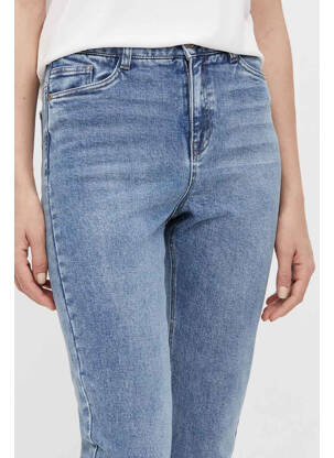 Jeans coupe droite bleu OBJECT femme