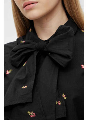 Chemisier noir OBJECT femme