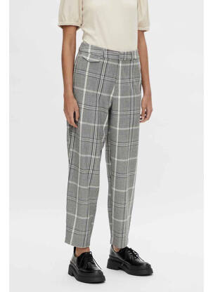 Pantalon chino gris OBJECT femme