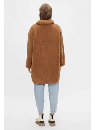 Pull col roulé marron OBJECT femme