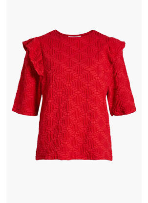 T-shirt rouge OBJECT femme