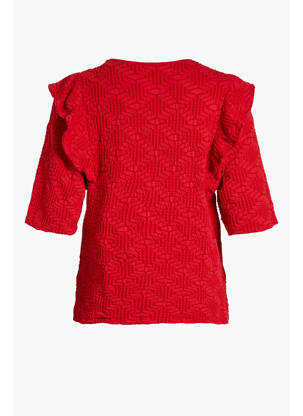 T-shirt rouge OBJECT femme