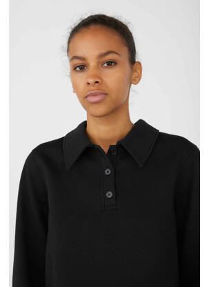 Polo noir OBJECT femme