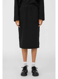 Jupe mi-longue noir OBJECT femme