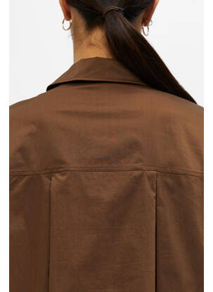 Chemisier marron OBJECT femme