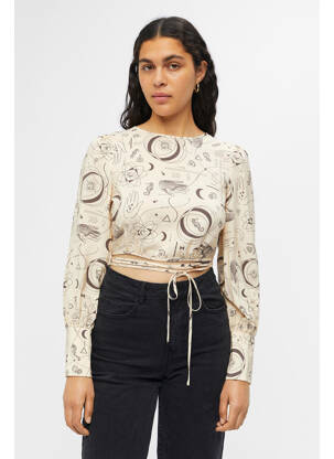Chemisier beige OBJECT femme