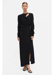Robe longue noir OBJECT femme