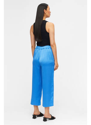 Pantalon large bleu OBJECT femme