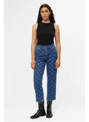 Jeans coupe droite bleu OBJECT pour femme seconde vue