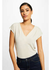Top beige MORGAN pour femme seconde vue