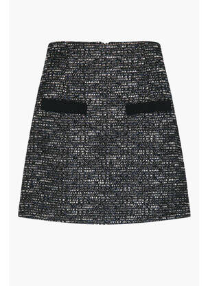 Jupe courte bleu MORGAN femme