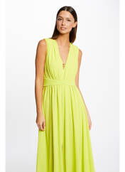 Robe longue jaune MORGAN pour femme seconde vue