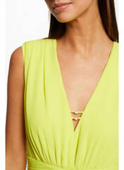 Robe longue jaune MORGAN pour femme seconde vue