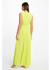 Robe longue jaune MORGAN pour femme seconde vue