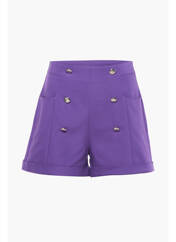 Short violet MORGAN pour femme seconde vue