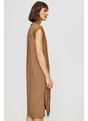 Robe longue marron OPUS femme