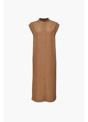 Robe longue marron OPUS femme