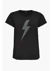 T-shirt noir OPUS pour femme seconde vue