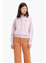 Sweat-shirt à capuche violet LEVIS pour femme seconde vue