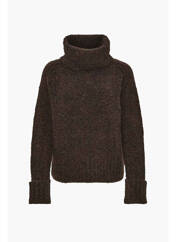 Pull col roulé marron OPUS pour femme seconde vue