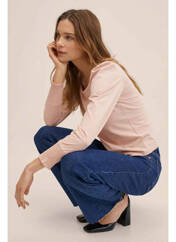 T-shirt rose MANGO pour femme seconde vue