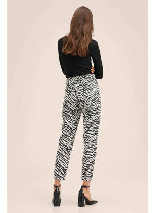 Pantalon 7/8 blanc MANGO femme