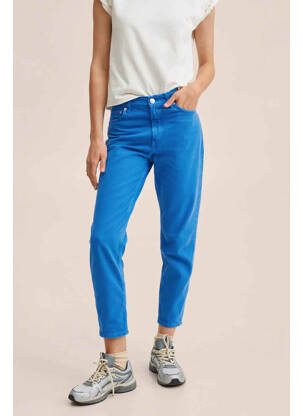 Jeans coupe droite bleu MANGO femme