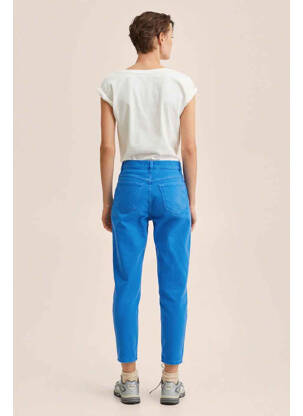 Jeans coupe droite bleu MANGO femme