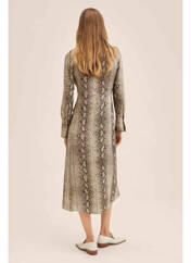Robe longue beige MANGO pour femme seconde vue