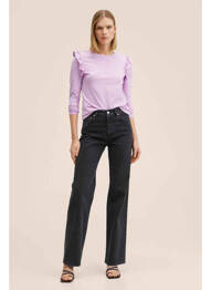 Top violet MANGO femme