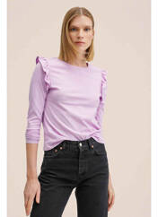 Top violet MANGO pour femme seconde vue