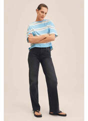 T-shirt bleu MANGO pour femme seconde vue