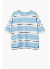 T-shirt bleu MANGO pour femme seconde vue