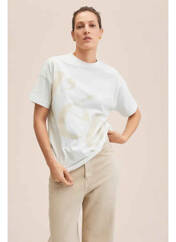 T-shirt vert MANGO pour femme seconde vue