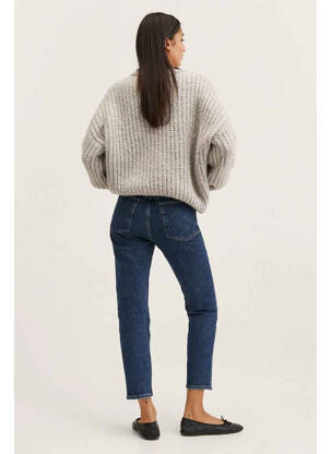 Pantalon 7/8 bleu MANGO femme
