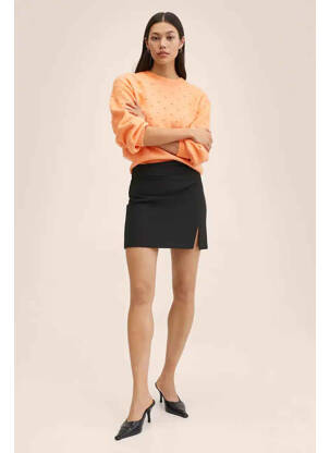 Pull orange MANGO pour femme