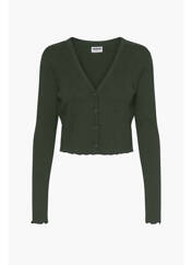 Gilet cache-cœur vert NOISY MAY pour femme seconde vue