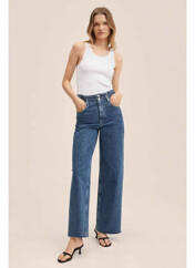 Jeans coupe large bleu MANGO pour femme seconde vue