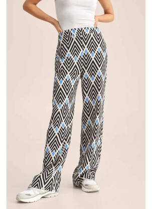 Pantalon droit noir MANGO femme