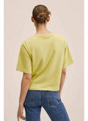T-shirt jaune MANGO pour femme seconde vue
