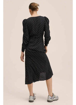 Robe longue noir MANGO femme